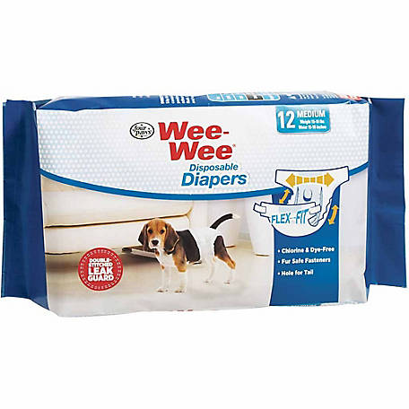 Disposable Absorbent Dog Diapers, Little Bit Western