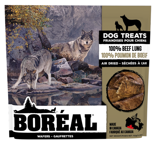 Boreal - 100% Beef Lung Air Dried Dog Treats