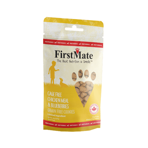 FirstMate - Mini Trainers Cage Free Chicken Meal and Blueberries Dog Treats