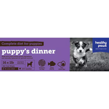 Load image into Gallery viewer, Healthy Paws - Puppy&#39;s Dinner: Complete Diet for Puppies