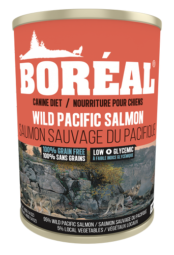 Boréal - Big Bear Wild Pacific Salmon Dog Food - All Breed - Low Glycemic - Limited Carb - Potato Free - Single Sourced Fish - Made in Canada