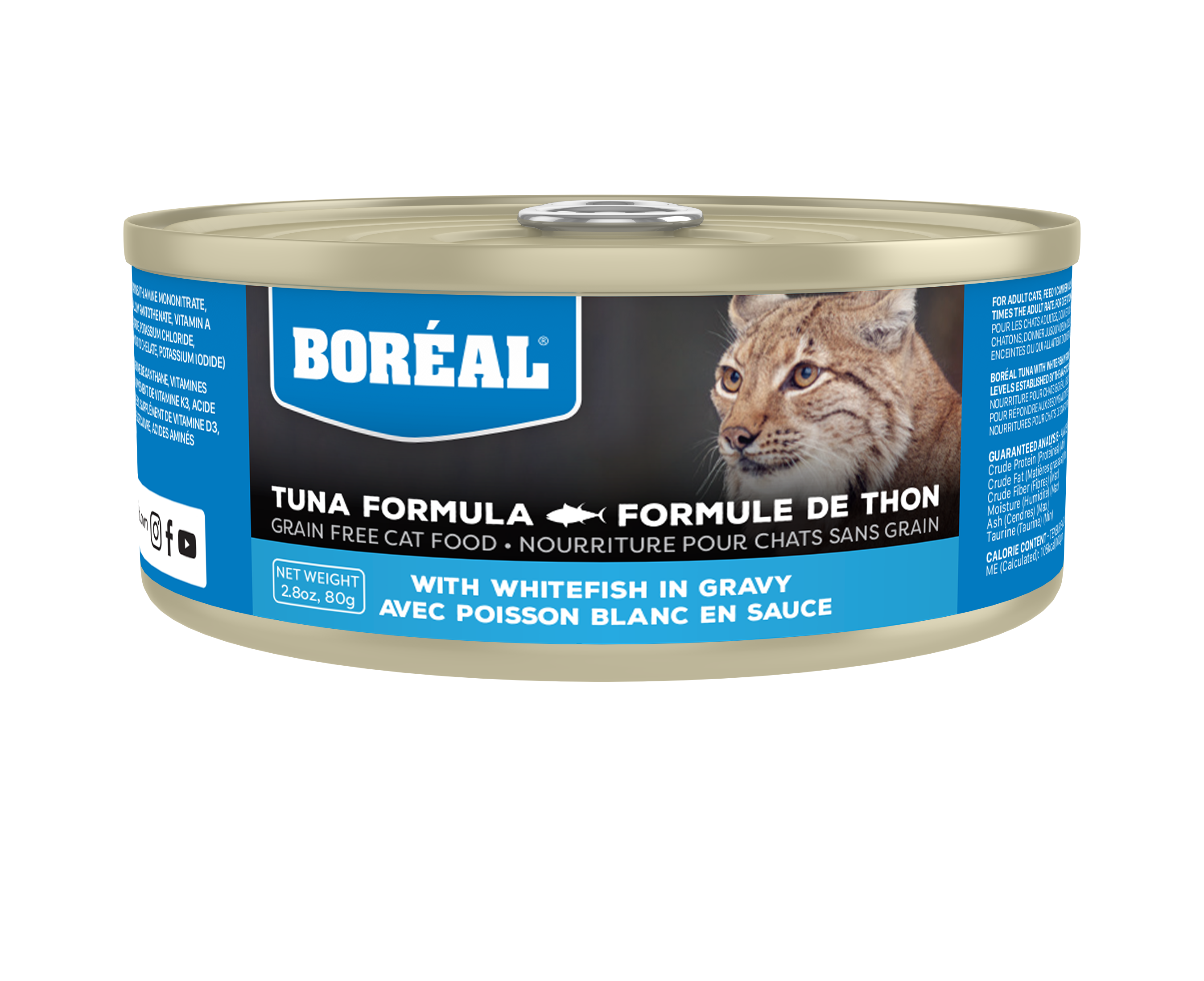 Bor al Red Tuna with Whitefish in Gravy Cat Food Bone Appetit