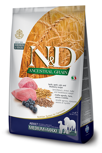 Farmina N&D - Ancestral Grain Lamb & Blueberry - Adult