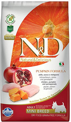 Farmina - N&D Chicken & Pomegranate with Pumpkin Adult Dog Food