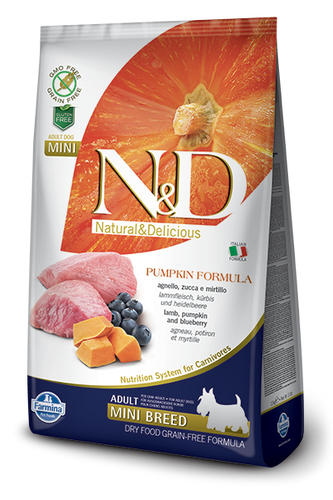 Farmina - N&D Lamb & Blueberry with Pumpkin Adult Dog Food