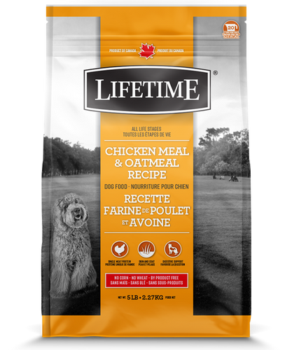 Lifetime Dog Food - Chicken & Oatmeal