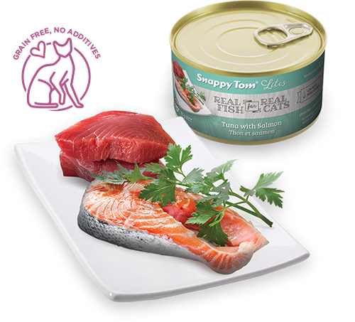 Snappy Tom - Lites Tuna with Salmon Cat Food